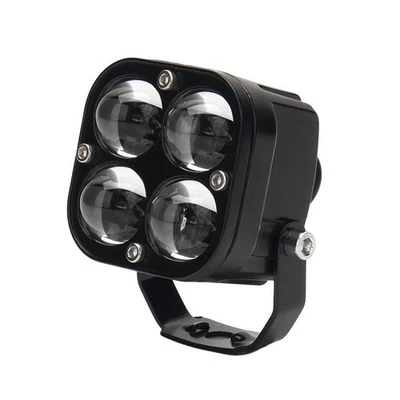 Waterproof 18W LED Headlight for Motorcycle with Dual Yellow and White Lights - Image 1 of 4