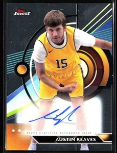 2023-24 TOPPS FINEST BASKETBALL- Austin Reaves #15 -AUTOGRAPH CARD - Picture 1 of 2