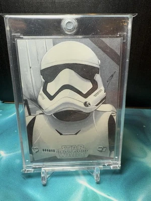 Topps Star Wars Stormtrooper Sketch Card By Gabe Farber 1/1 The Force Awakens - Image 1 of 2