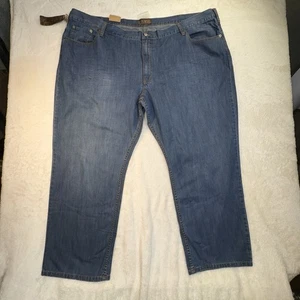 Blau Pronto Uomo Herrenjeans 52 x 30 moderne Passform dunkle Waschung bequem Freizeit elegant neu mit Etikett - Bild 1 von 17