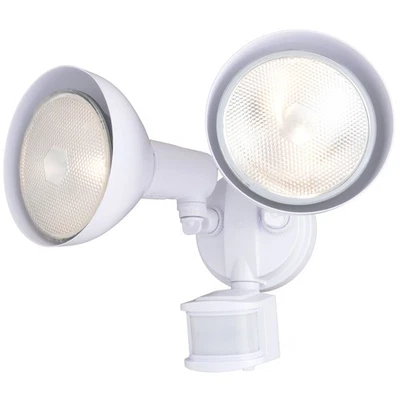Vaxcel Lighting T0694 Outdoor Security 2 Light 12"W Adjustable - White - Image 1 of 4