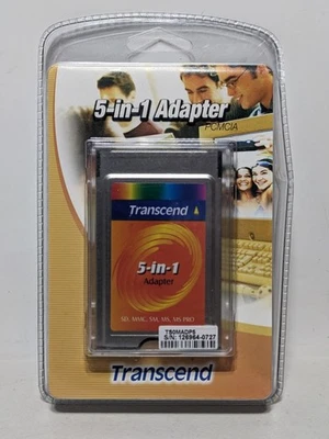 Transcend 5 in 1 Adapter TS0MADP5 Compact Flash Adapter For SM SD MMC MS PRO New - Image 1 of 2