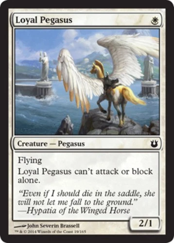 MTG - Loyal Pegasus - Born of the Gods - NM, English Magic FLAT RATE SHIP - Image 1 of 1