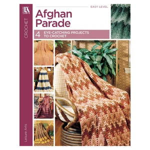 Leisure Arts Afghan Parade Crochet Book, Crochet Pattern Books, Books Patterns, - Picture 1 of 7