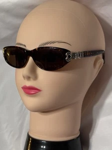 Brighton Handmade Sabrina Oval Full Rim Designer Sunglasses Metalwork SG-437-135 - Picture 1 of 9