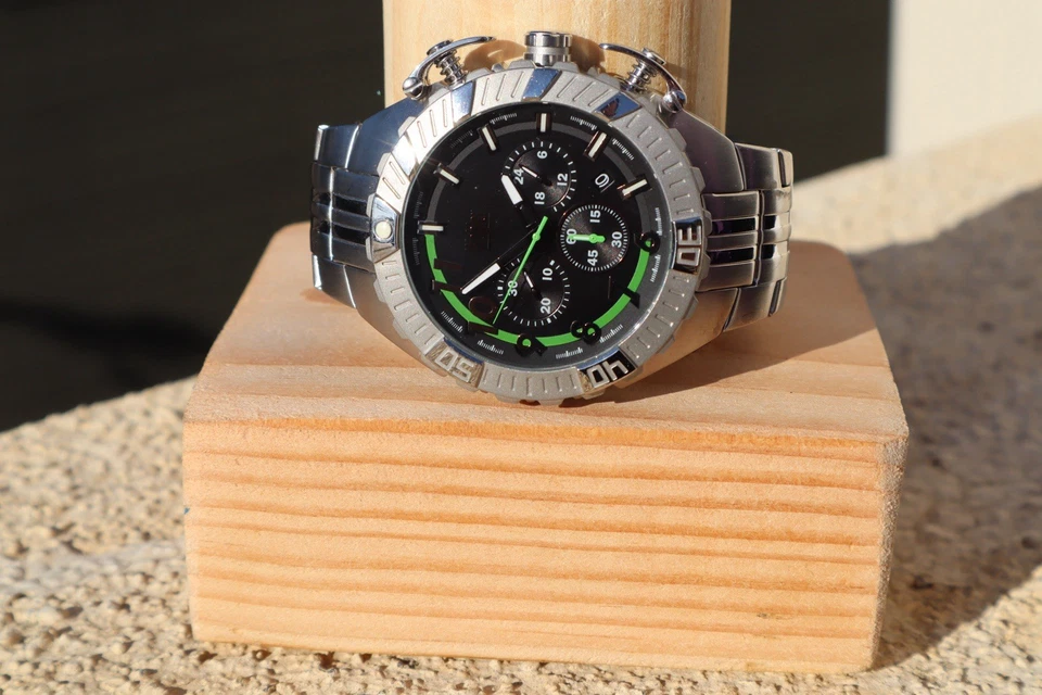 🕒 Reloj Wohler 1230M Cronógrafo - Acero Inoxidable Foto 1 de 2