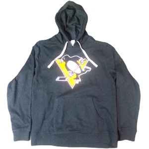 Pittsburgh Penguins Districk Sudadera con Capucha Pullover Gris XL Bolsillo Canguro - Imagen 1 de 8