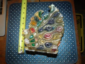 Vintage 70er Jahre Plexiglas Harz Serviette Brief Geldschein Halter Vogel - Bild 1 von 5