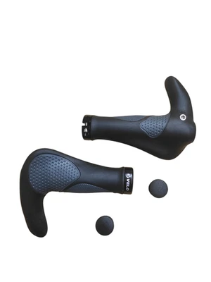 Velo Fahrrad Lenkergriffe Schraub-Griff ergonomisch Ergogriffe BAR-ENDS Ergo 138 - Bild 1 von 2