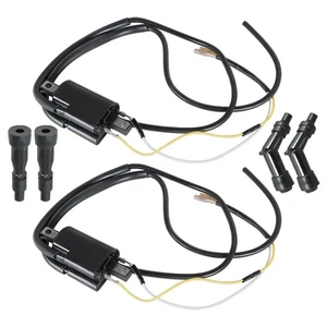 Ignition Coils & Spark Plug Caps For Honda1969-1978 750 Four CB750 CB750A F/K - Picture 1 of 8