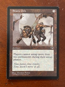 MTG Magic the Gathering Tempest Static Orb MP - Picture 1 of 1