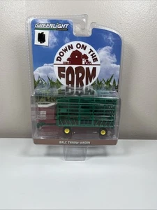 Farm Hay Bale Throw Wagon / Trailer For Pickup Truck Diecast Models 1:64 G4 - Picture 1 of 3