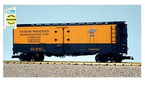 USA Trains G Gauge R16514 C&NW Refrigerator Car Chicago & North Western - Picture 1 of 11
