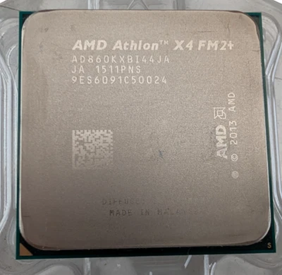 AMD Athlon X4 860K 3.7 GHz (4.0 GHz Turbo) Quad‑Core CPU FM2+ 95 W – AD860KXBJ44 - Image 1 of 4