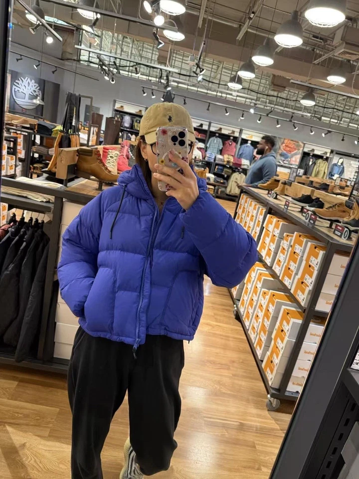 Brand New! Timberland’s Women’s Blue Puffer Jacket! Size XL - Image 1 of 4