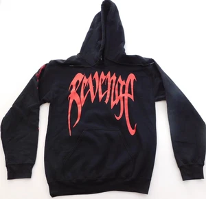 Sudadera con Capucha Revenge Talla Pequeña Kill Hand Negra Roja Gildan - Imagen 1 de 13