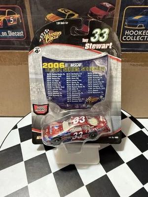 TONY STEWART #33 MR CLEAN 2005 1/64 DIECAST W/ HOOD MAGNET DISPLAY - Image 1 of 4