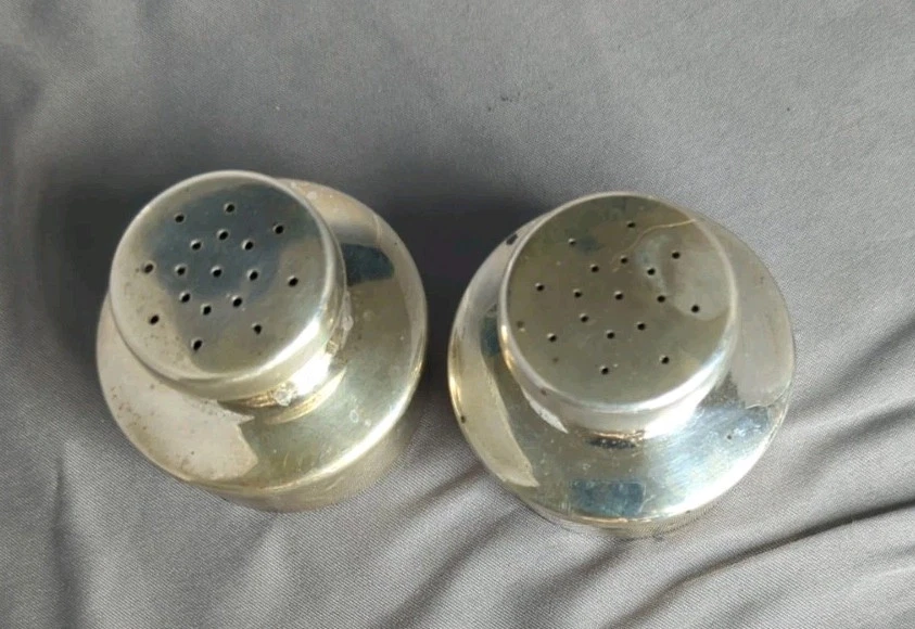 B&M 纯银盐胡椒瓶 Paul Revere 432 1.75 英寸小时 2 英寸 di 72 克 — 第 1/4 张图片