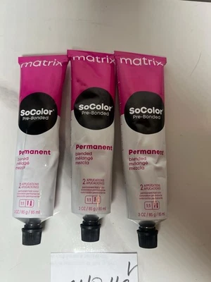 Neu 3 Matrix SoColor Sync vorverklebt permanente Farbe 6AA Power Cools Y1011C - Bild 1 von 4