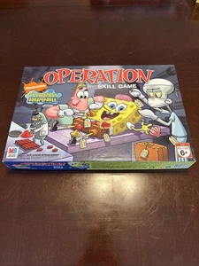 2007 SpongeBob Schwammkopf Edition Operation Geschicklichkeitsspiel von MB komplett funktioniert - Bild 1 von 5