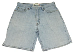 Men's Levi's Shorts 550 Relaxed Fit Bermuda Denim Tag 36 measured Size 34 - Picture 1 of 3