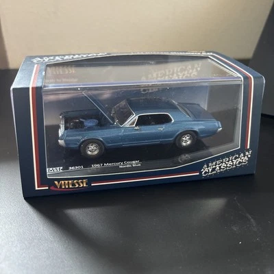 36301 Vitesse 1:43 Mercury Cougar 1967 Nordic Blue - Immagine 1 di 4