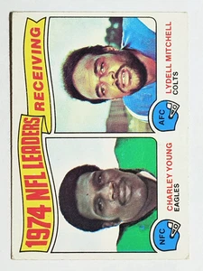 1975 Topps #3 Receiving Leaders/Charle Young/Lydell Mitchell (EX) - Picture 1 of 2