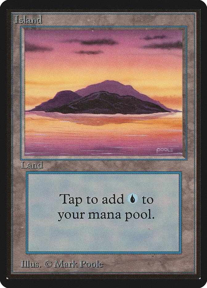 MTG Magic the Gathering Island (291/302) Limited Edition Beta LP - Image 1 of 1