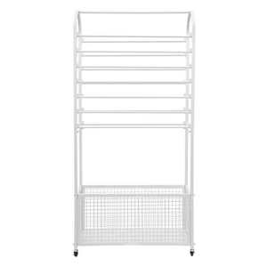 Double-Sided Ribbon Holder, White Ribbon Organizer, Ribbon Storage Display Rack - Picture 1 of 24