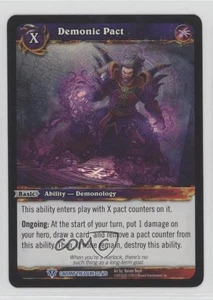 2013 World of Warcraft TCG: Caverns of Time Treasure Pack Box Demonic Pact #32 - Picture 1 of 2