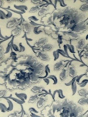 Laura Ashley Lorelei Dark Blue Queen Sheets (2 Pc) Blue Floral 300 Thread Count - Image 1 of 4