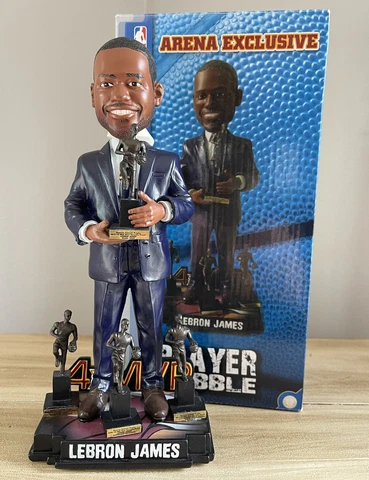LEBRON JAMES Miami Heat 4x NBA League MVP Award Winner Bobblehead #/144 NIB! Cover