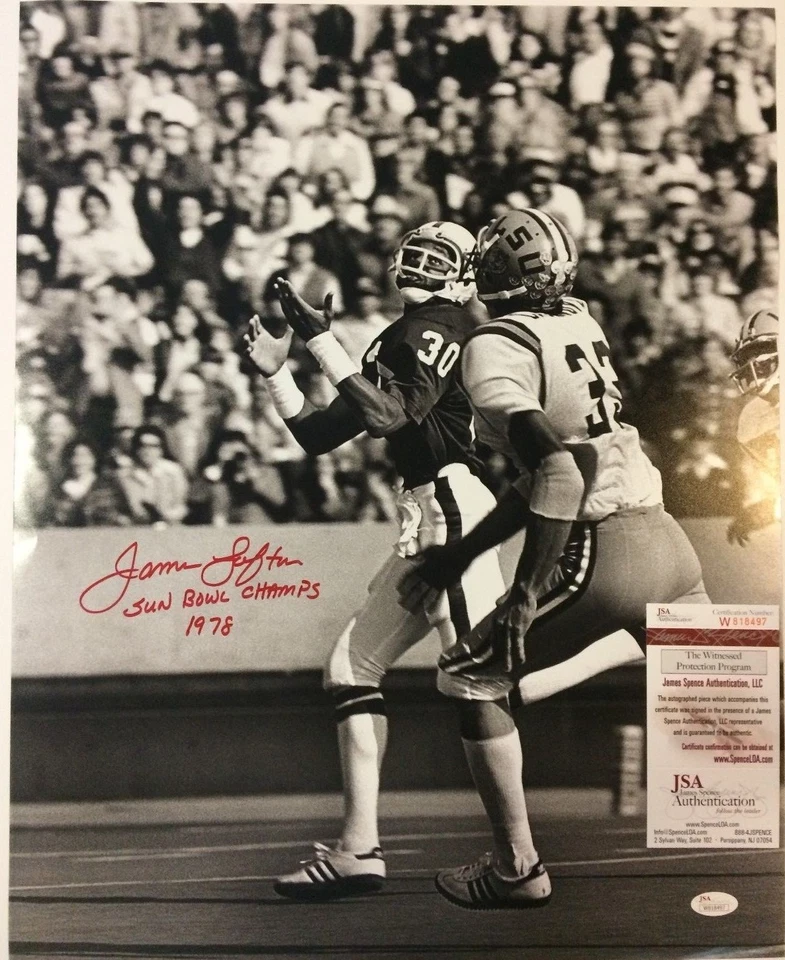 JAMES LOFTON AUTOGRAPHED SIGNED INSCRIBED STANFORD CARDINALS 16x20 PHOTO JSA COA - Image 1 of 1