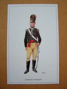 Grimston Yeomanry - Tarjeta postal de uniforme militar impresa - Imagen 1 de 1
