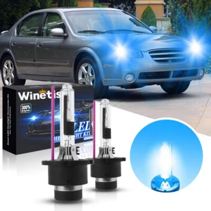 2X D2R Low Beam HID Headlight Xenon 8000K Ice Blue Bulbs For NISSAN Maxima 02-03 - Picture 1 of 8