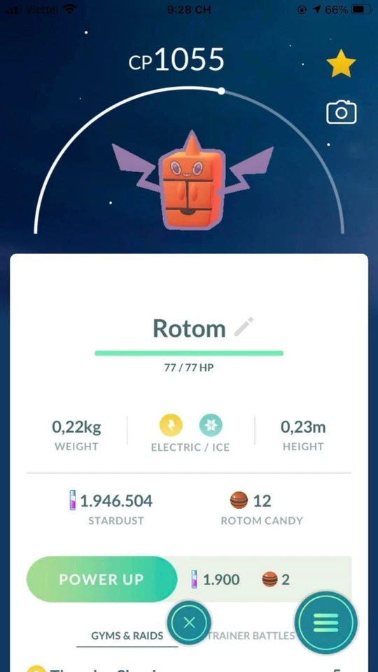 Frost Rotom - Tr-de 20k stardust