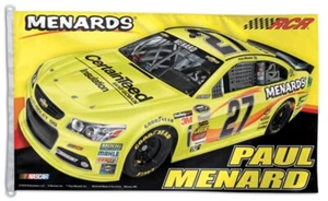 Nascar Paul Menard # 27 Wincraft 3' X 5' Flag w/ D-Rings NEW! - Picture 1 of 1