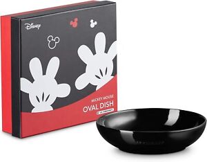 Le Creuset Disney Mickey Mouse Collection Oval Dish 19cm Shiny black Stoneware
