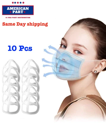 10X3D Face Mask Bracket Mouth Separate Inner Stand Holder Breathing Space Frame - Image 1 of 4
