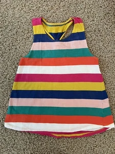 Girls Boden Multicolored Striped Racerback Tank Shirt Size: 13-14 YRS - Picture 1 of 4
