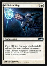 1x Oblivion Ring - Foil LP, English MTG Magic 2012 (M12)