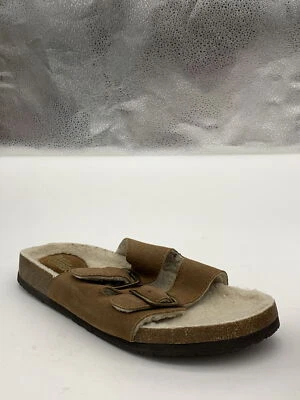 Sandalias blancas de gamuza de montaña con doble hebilla Helga castaño Foto 1 de 3