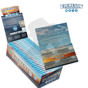 TARJETAS DE ELEMENTOS AZULES CORTAS DOBLES DOBLE CAJA ANCHA DE 25 LIBROS DE 100 MAPAS - Imagen 1 de 2