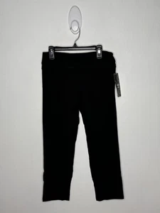 Umbro Active Capri Leggings Girls Size XL 16 Pull On Black Cropped - Picture 1 of 4