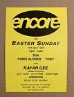 Encore - City Stop Cambridge 1993 - Rayan Gee Chris Aldred - Rave Flyer