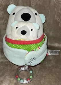 Juego de peluche de juguete de cascabel/arrugas Skip Hop oso bebé oso nuevo sin etiquetas - Imagen 1 de 12