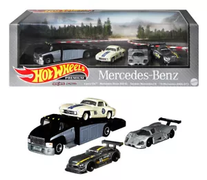 Mercedes-Benz 4 Car Diorama Team Transport Premium 1:64 Hot Wheels GRN85 GMH39 - Bild 1 von 1