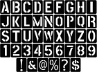 42pcs Letter Alphabet Stencils, Plastic Letter Stencil Templates Reusable Number
