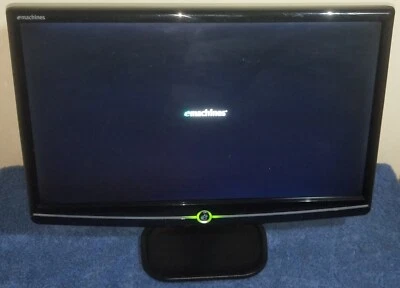 eMachines E202HL Black 20" 5ms Widescreen LCD Monitor With Cables - Image 1 of 4