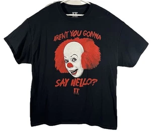 Pennywise IT The Movie Tshirt Adult XL Aren’t You Gonna Say Hello? Crewneck Tee - Picture 1 of 11